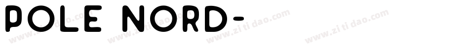 Pole Nord字体转换